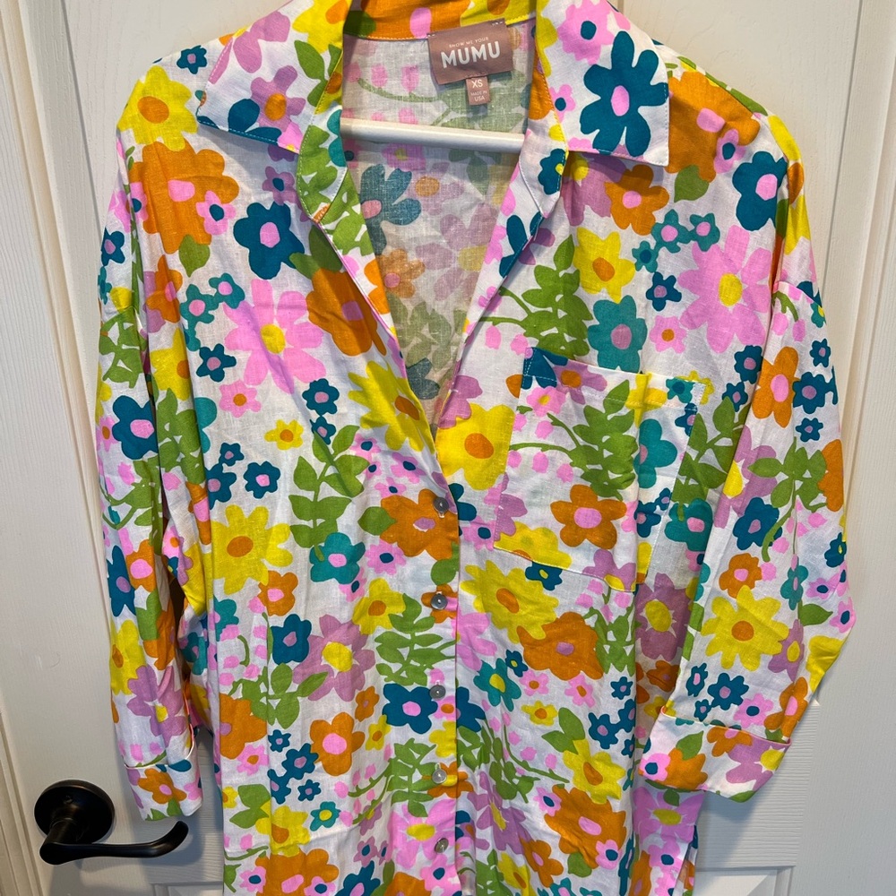 Show Me Your Mumu Floral Weekday Button Up